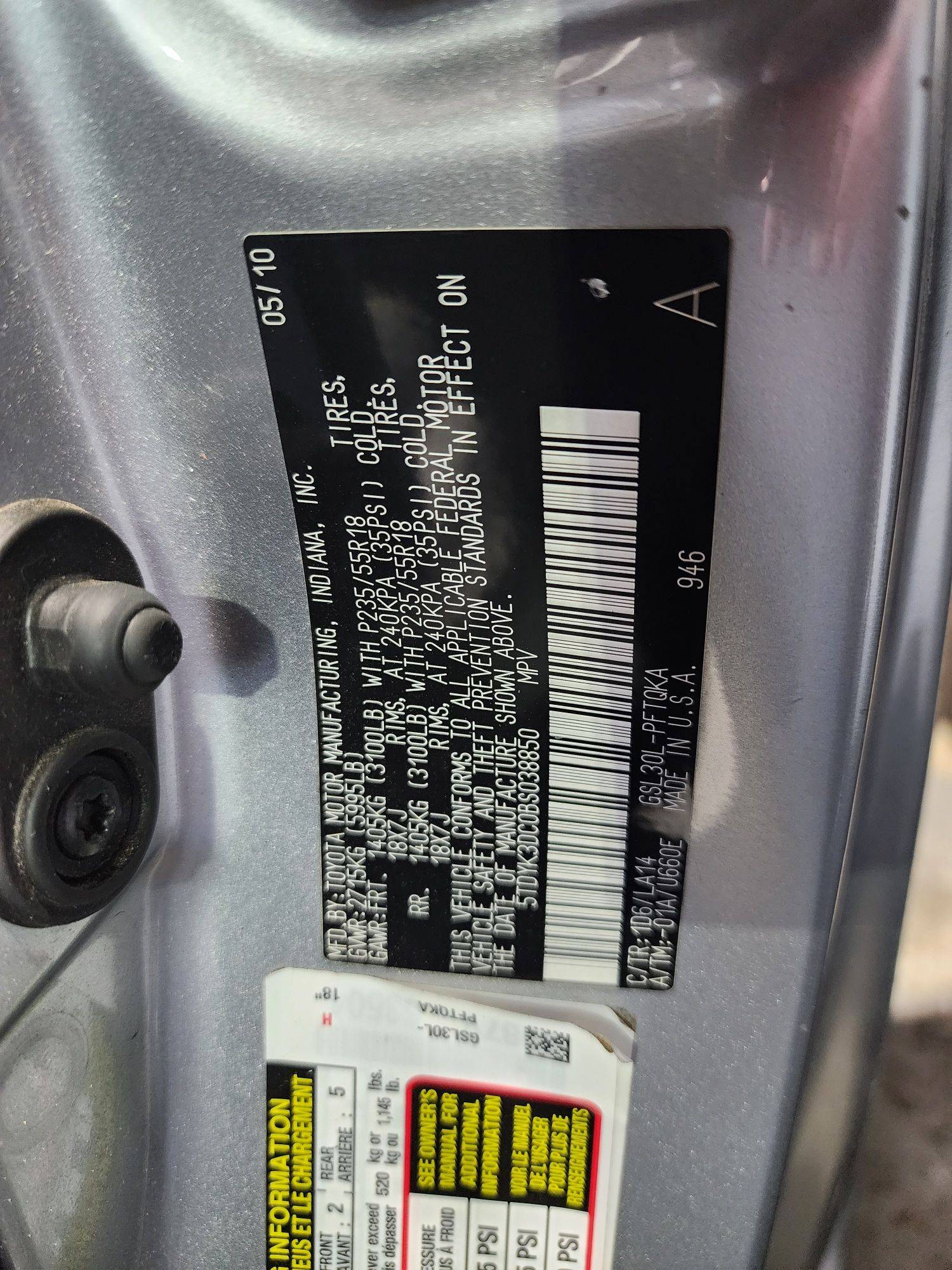 TOYOTA SIENNA 2011 - Marhaba Auction Used Cars - Image 12