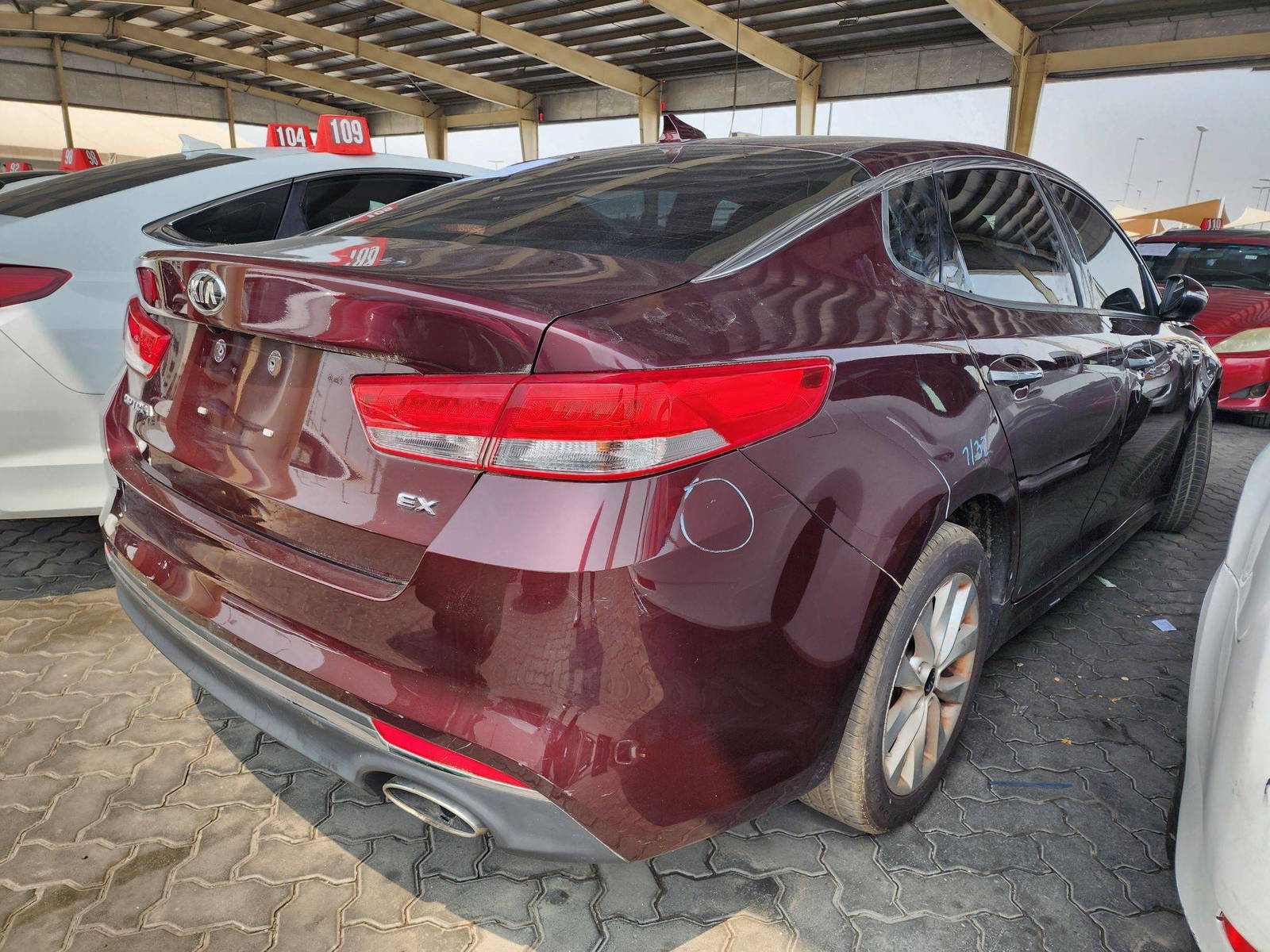 2016 KIA OPTIMA — 120955 Miles — Lot 1186 — Souq - Marhaba Auctions Used Cars - Image 3