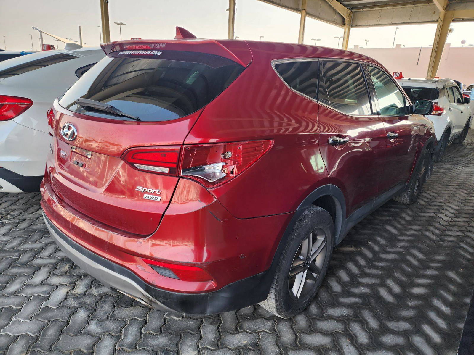 2017 HYUNDAI SANTA FE — 108517 Miles — Lot 70256903 - Marhaba Auctions Used Cars - Image 3