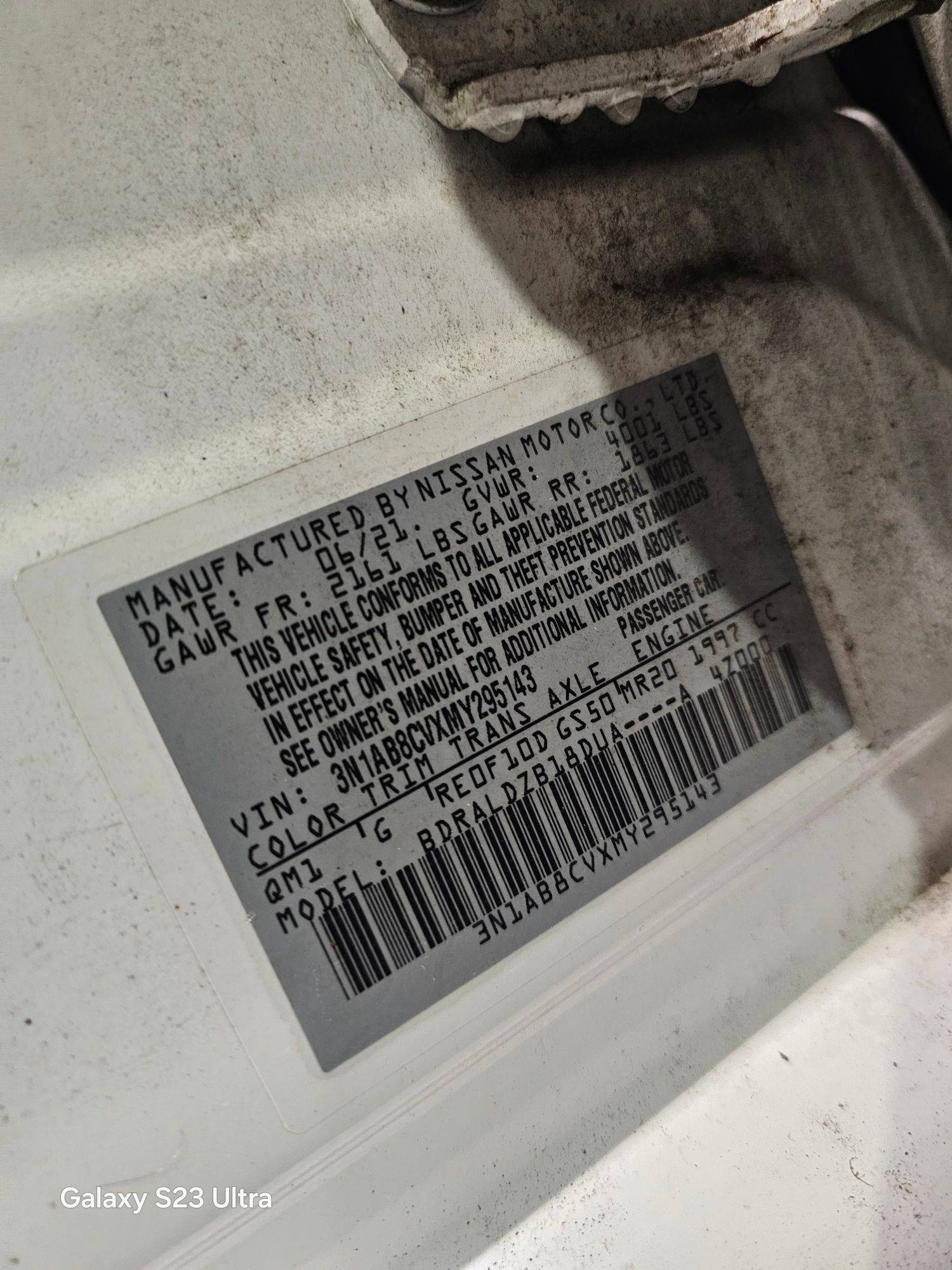 2021 NISSAN SENTRA — 89203 Miles — Lot MY295143 — Main - Marhaba Auctions Used Cars - Image 9