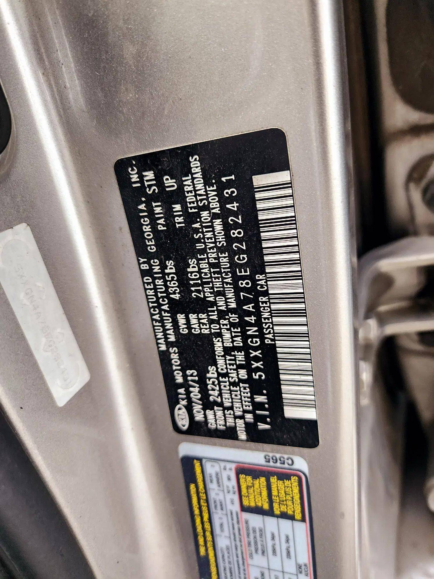 KIA OPTIMA 2014 - Marhaba Auction Used Cars - Image 9