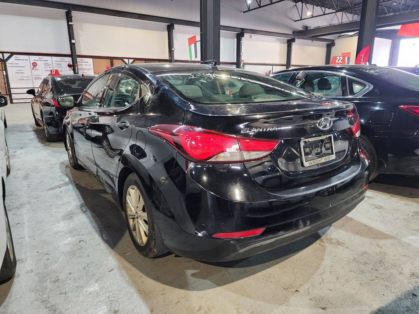 2014 HYUNDAI ELANTRA — 229395 Miles — Lot 42346 — Al Quoz - Marhaba Auctions Used Cars - Image 6