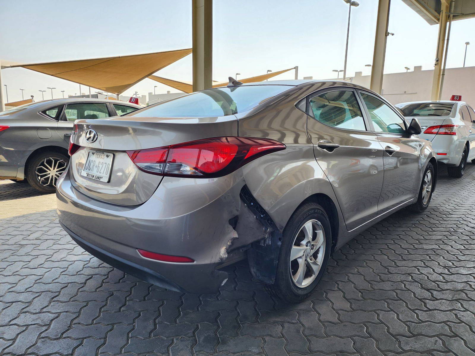 2015 HYUNDAI ELANTRA — 168492 Miles — Lot 15215 — Souq - Marhaba Auctions Used Cars - Image 3
