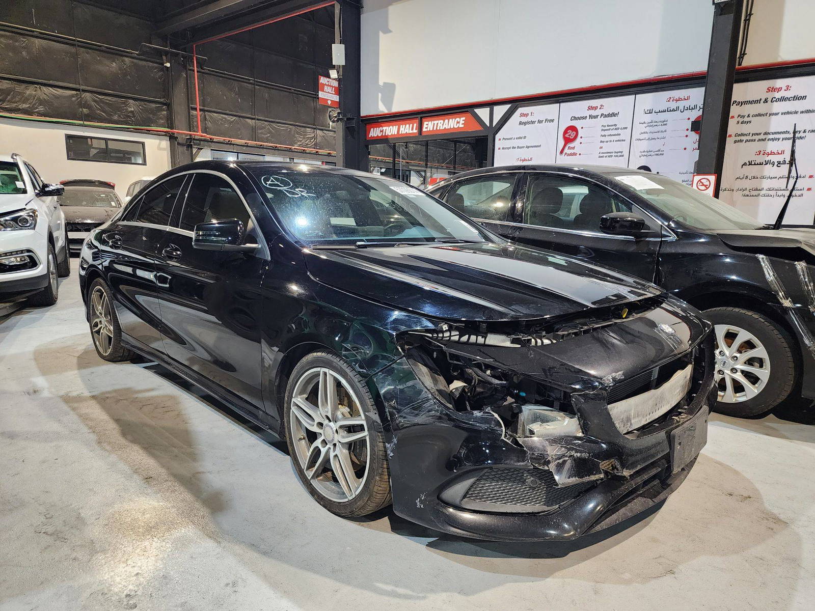 2017 MERCEDES BENZ CLA 250 — 128807 Miles — Lot 57726014 — Al Quoz - Marhaba Auctions Used Cars - Image 4