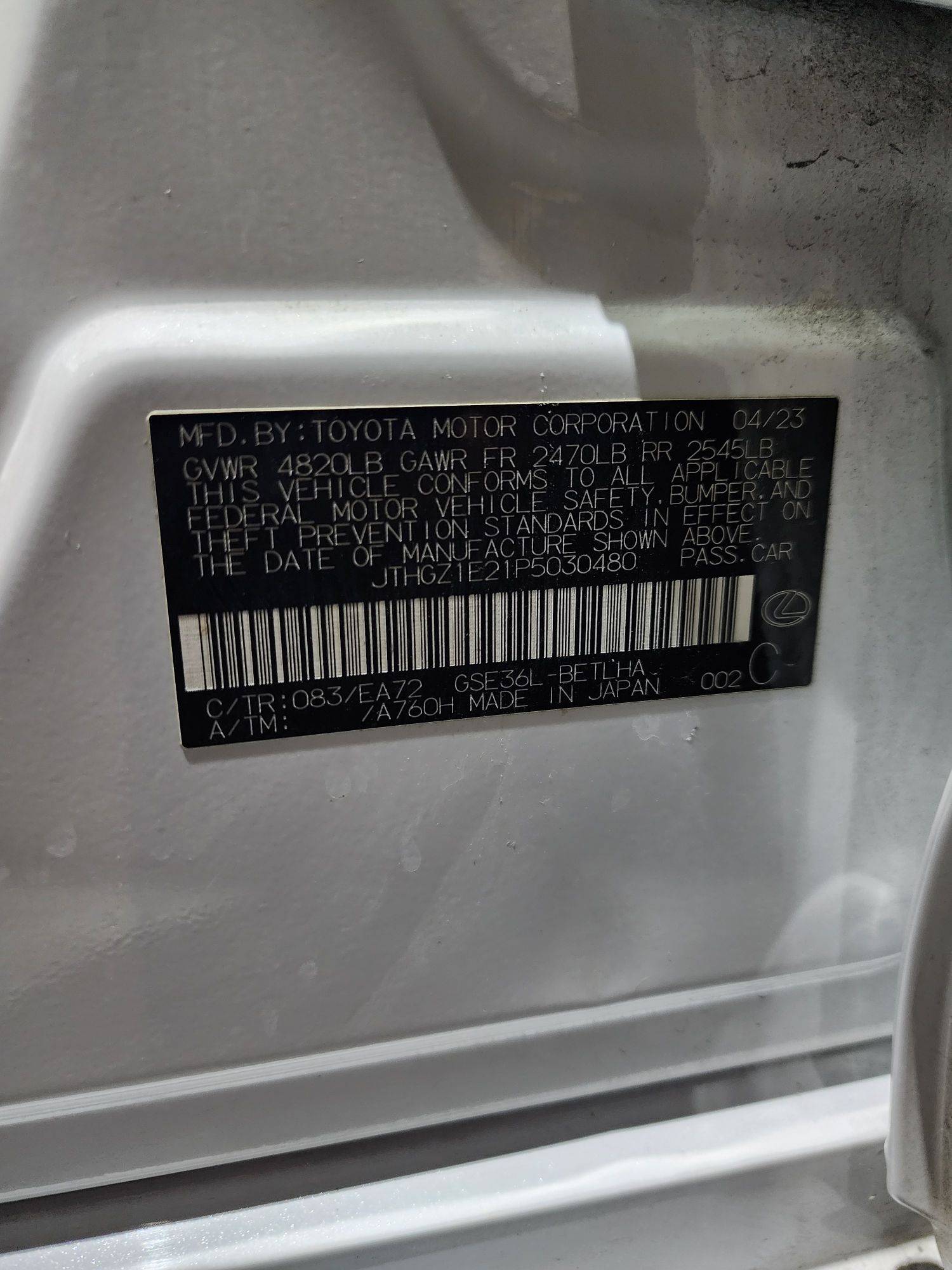 LEXUS IS 350 F SPORT 2023 - Marhaba Auction Used Cars - Image 10