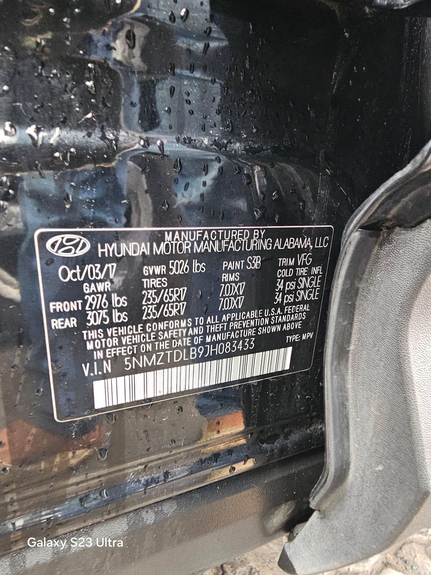 HYUNDAI SANTA FE SPORT 2018 - Marhaba Auction Used Cars - Image 8