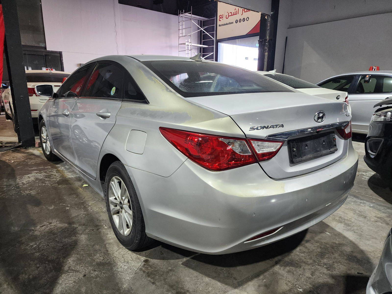 2012 HYUNDAI SONATA — 161487 KM — Lot 419481 — Al Quoz - Marhaba Auctions Used Cars - Image 3