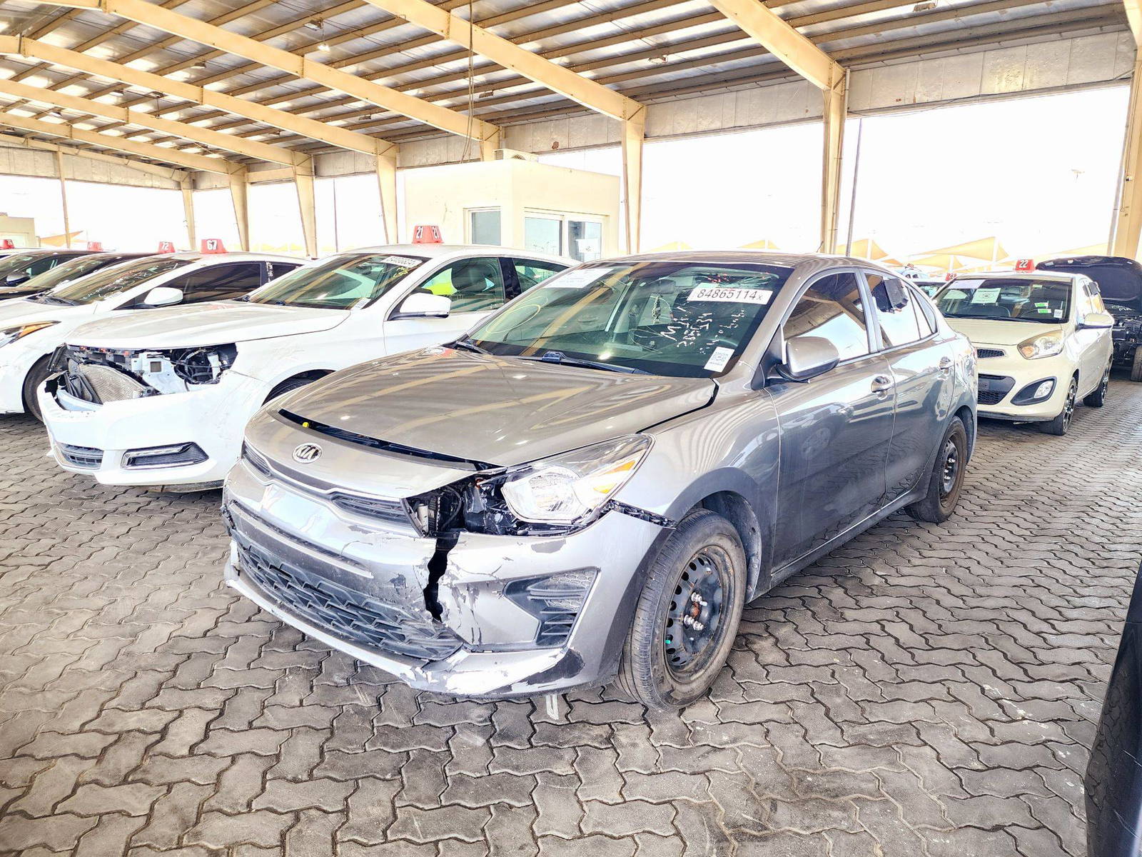 2021 KIA RIO — 86280 Miles — Lot D9ME385434 — Souq - Marhaba Auctions Used Cars - Image 5