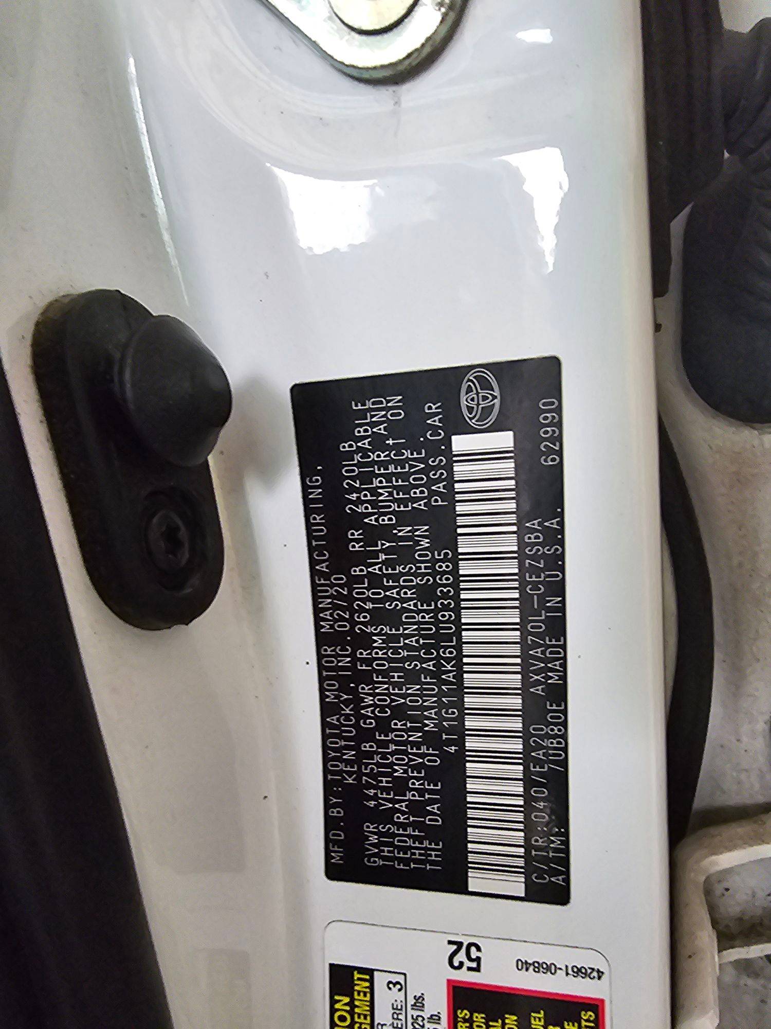 TOYOTA CAMRY 2020 - Marhaba Auction Used Cars - Image 9