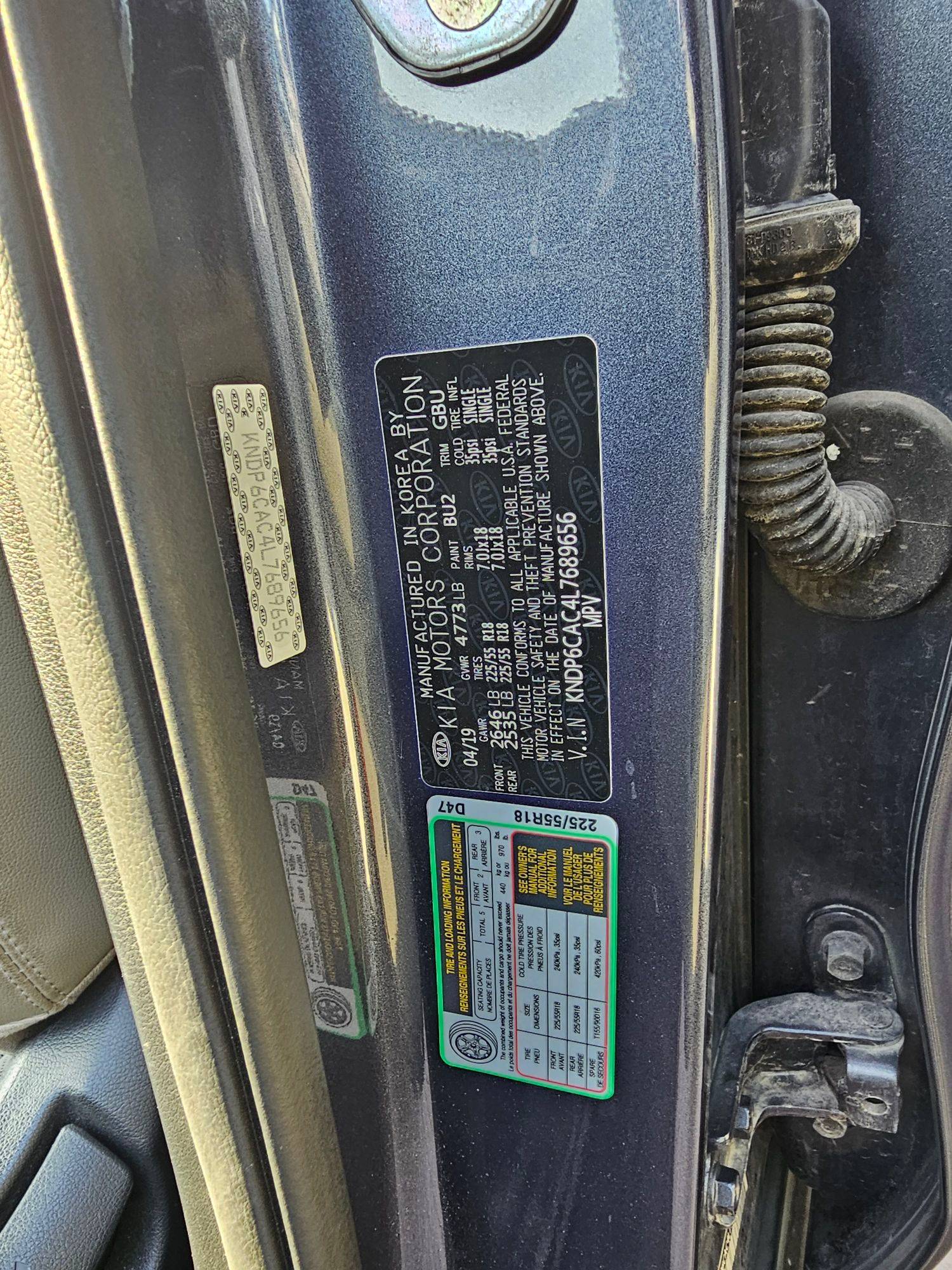 KIA SPORTAGE 2020 - Marhaba Auction Used Cars - Image 11