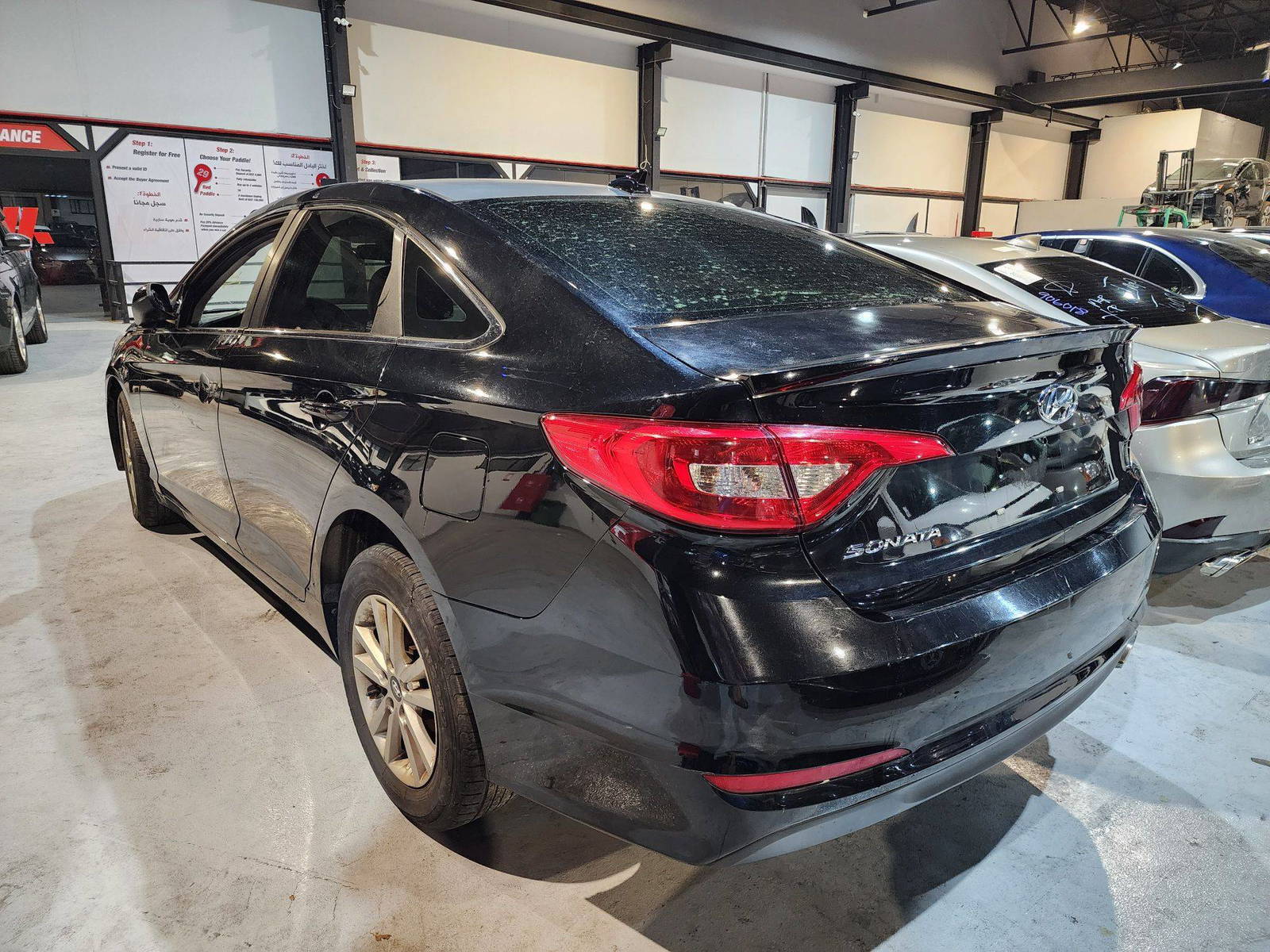 2015 HYUNDAI SONATA — 139155 Miles — Lot 60254784 — Al Quoz - Marhaba Auctions Used Cars - Image 4