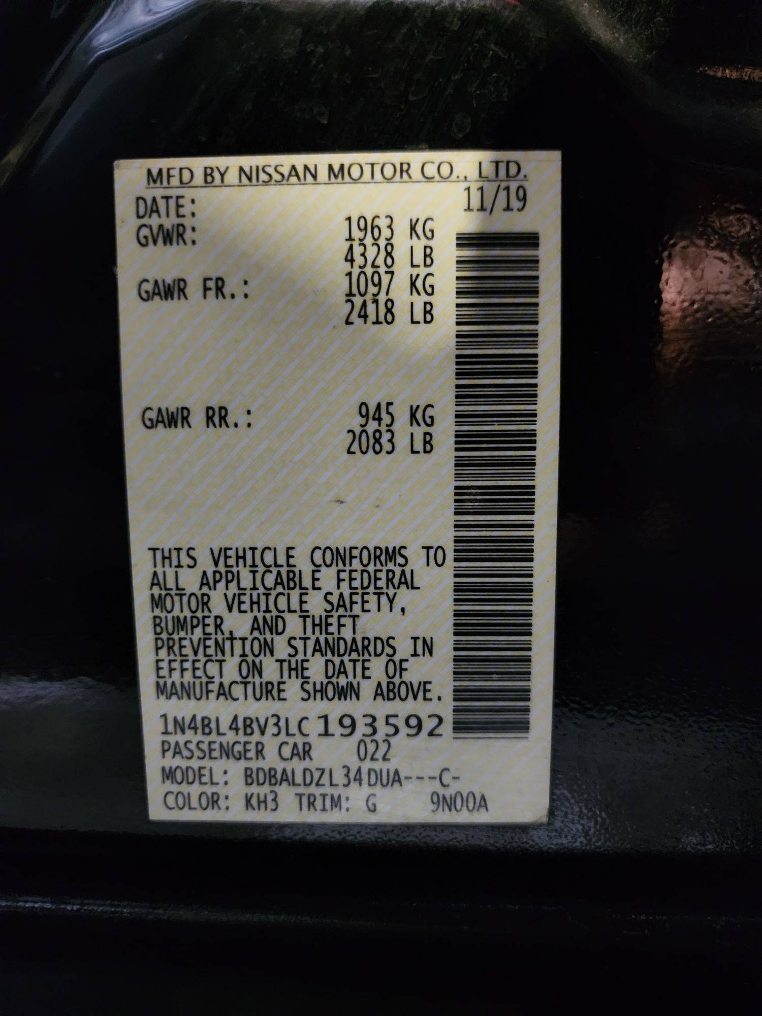 NISSAN ALTIMA 2020 - Marhaba Auction Used Cars - Image 10