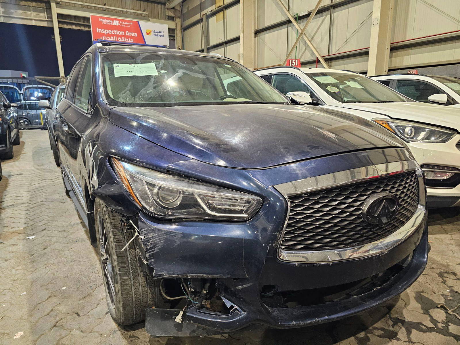 2016 INFINITI QX60 — 147384 KM — Lot 12291030 — Main - Marhaba Auctions Used Cars - Image 3