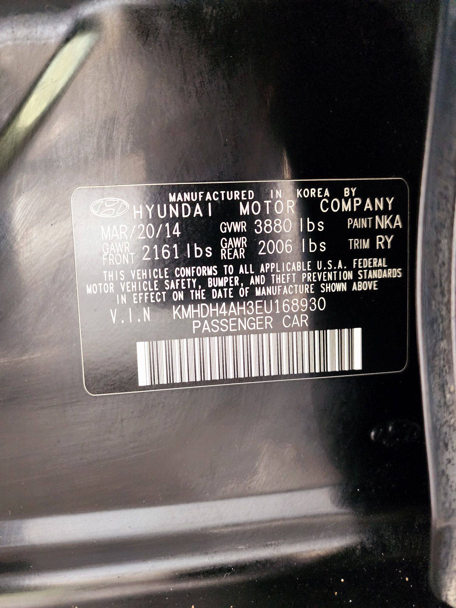 2014 HYUNDAI ELANTRA — 148339 Miles — Lot 85952654 — Souq - Marhaba Auctions Used Cars - Image 10