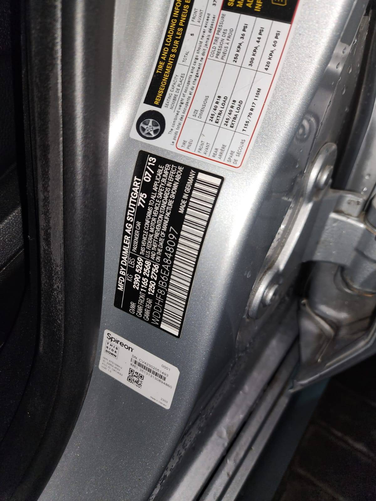 2014 MERCEDES BENZ E350 — 137740 Miles — Lot B6EA848097 - Marhaba Auctions Used Cars - Image 10