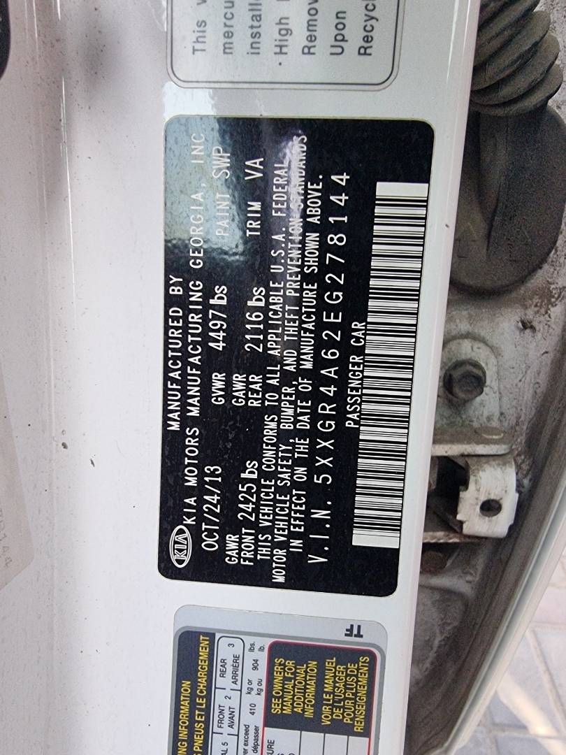 KIA OPTIMA 2014 - Marhaba Auction Used Cars - Image 9