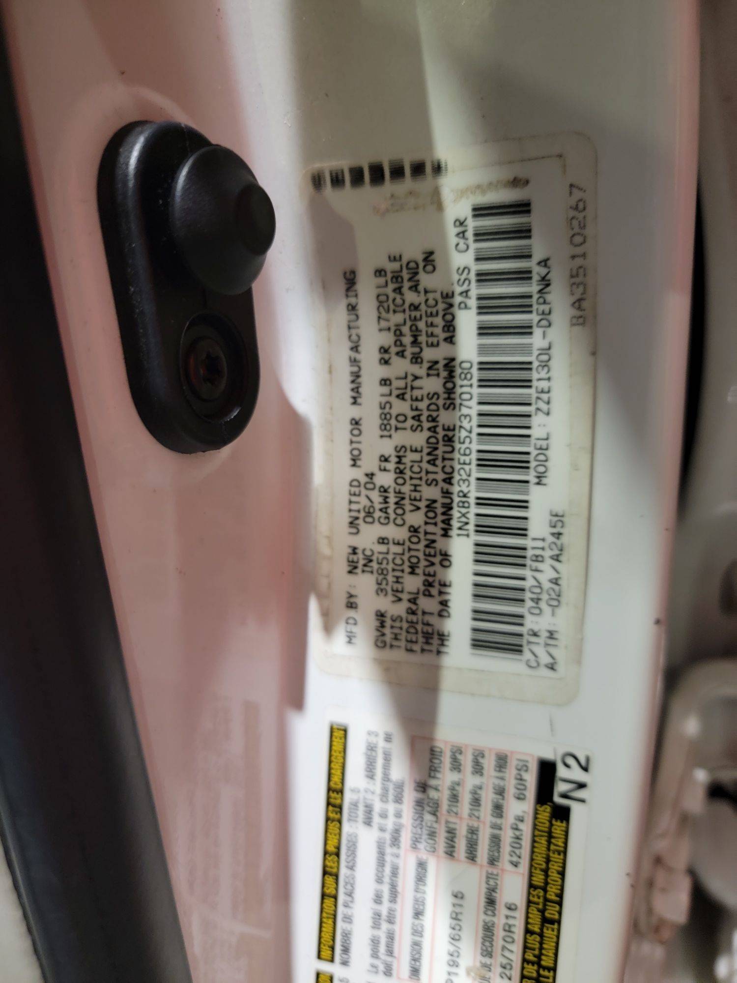TOYOTA COROLLA 2005 - Marhaba Auction Used Cars - Image 8