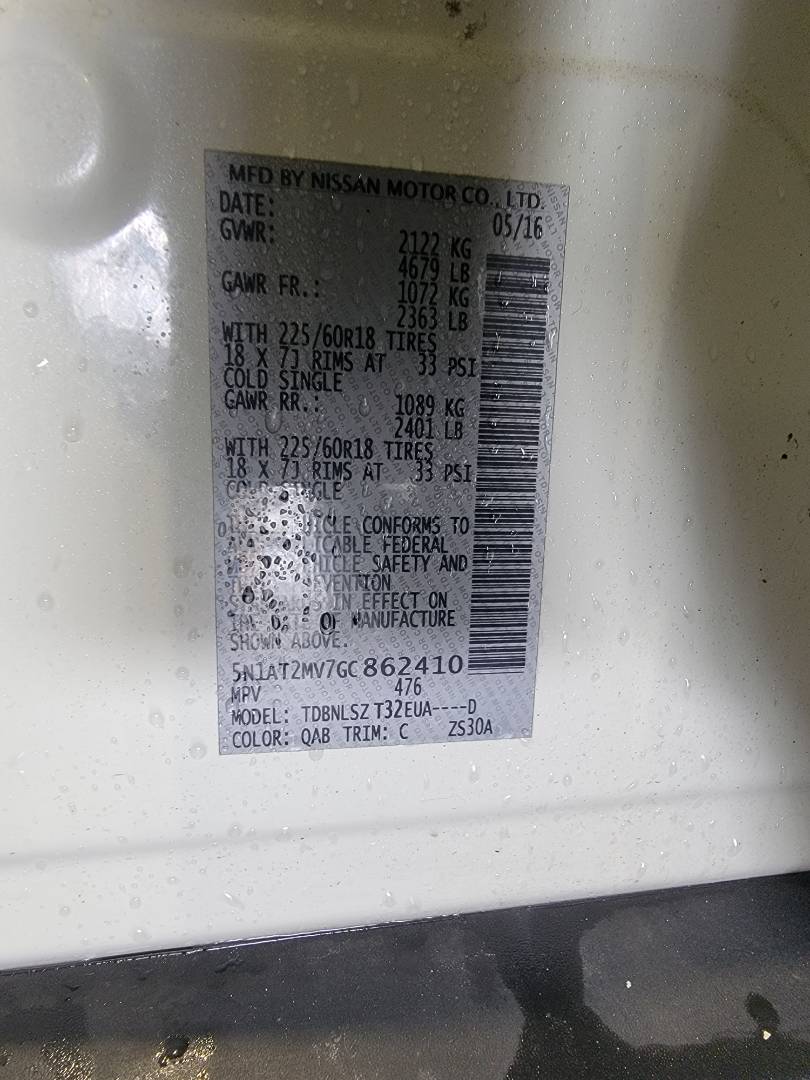 NISSAN ROGUE 2016 - Marhaba Auction Used Cars - Image 10