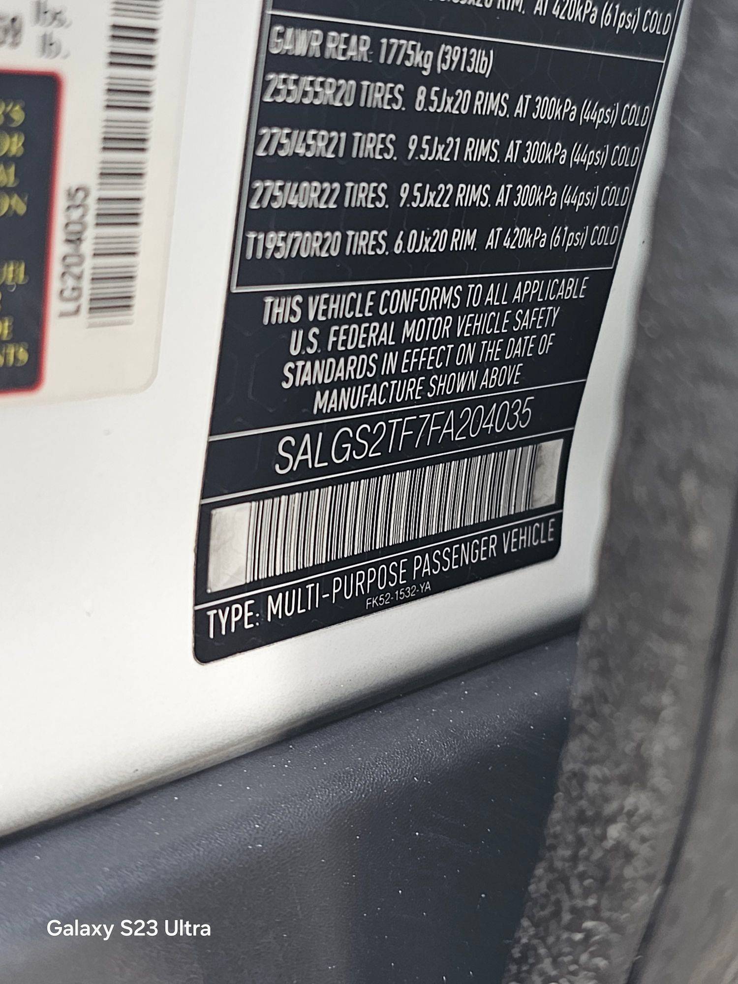 LAND ROVER RANGE ROVER SPORT SUPERCHARGED 2015 - Marhaba Auction Used Cars - Image 9