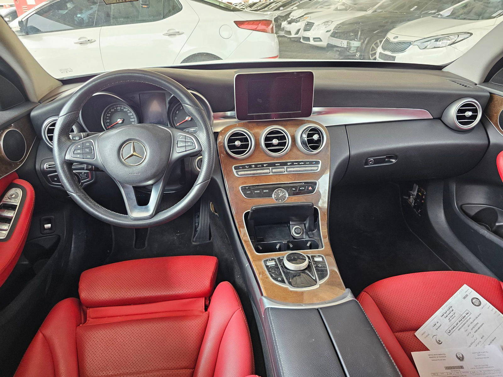 2017 MERCEDES BENZ C300 — 122706 KM — Lot 4JB8HU200670 — Souq - Marhaba Auctions Used Cars - Image 7