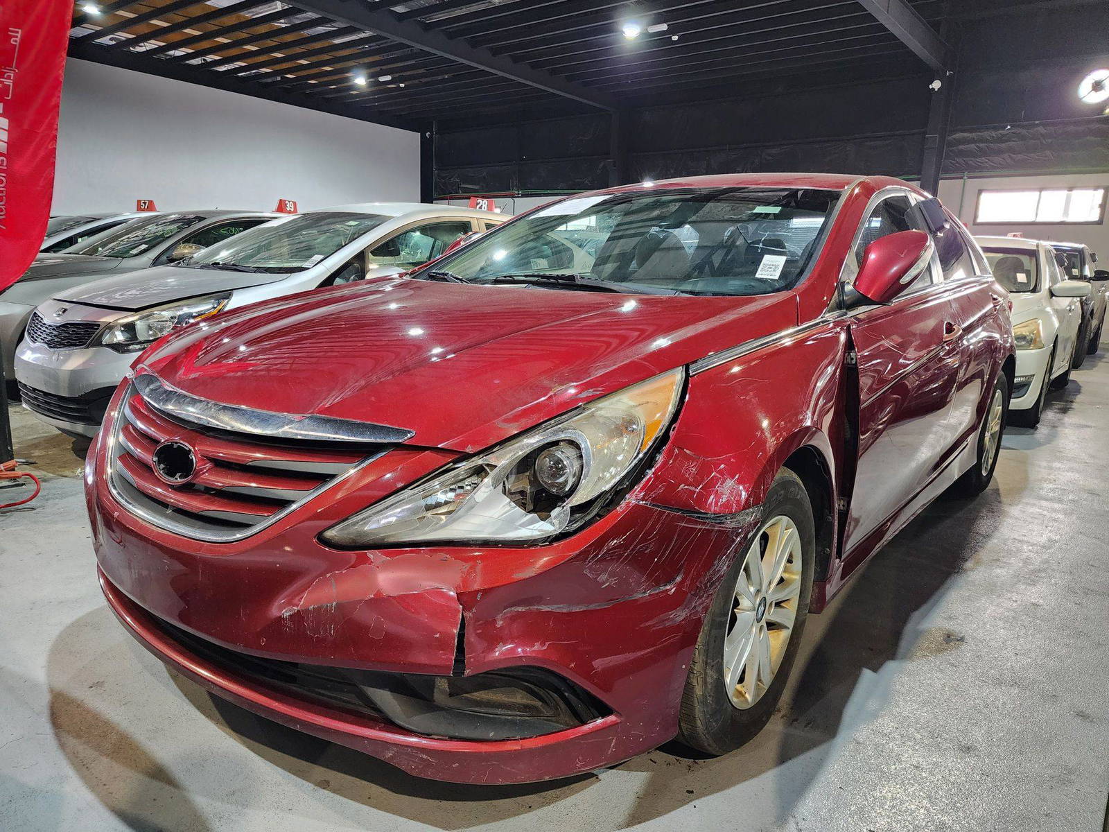 2014 HYUNDAI SONATA — 197621 Miles — Lot 39313319 — Al Quoz - Marhaba Auctions Used Cars - Image 4