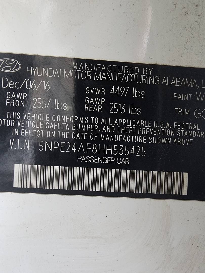 2017 HYUNDAI SONATA — 118406 Miles — Lot 81698363 - Marhaba Auctions Used Cars - Image 7