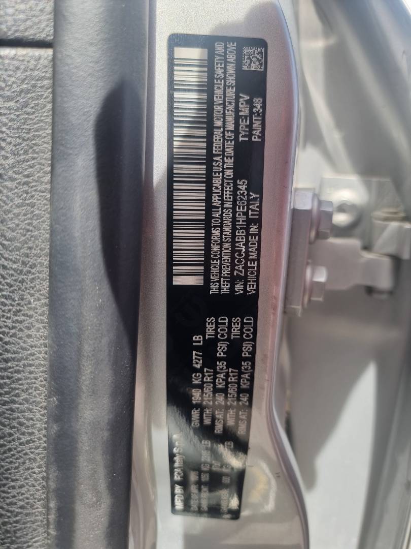 JEEP RENEGADE SPORT 2017 - Marhaba Auction Used Cars - Image 8