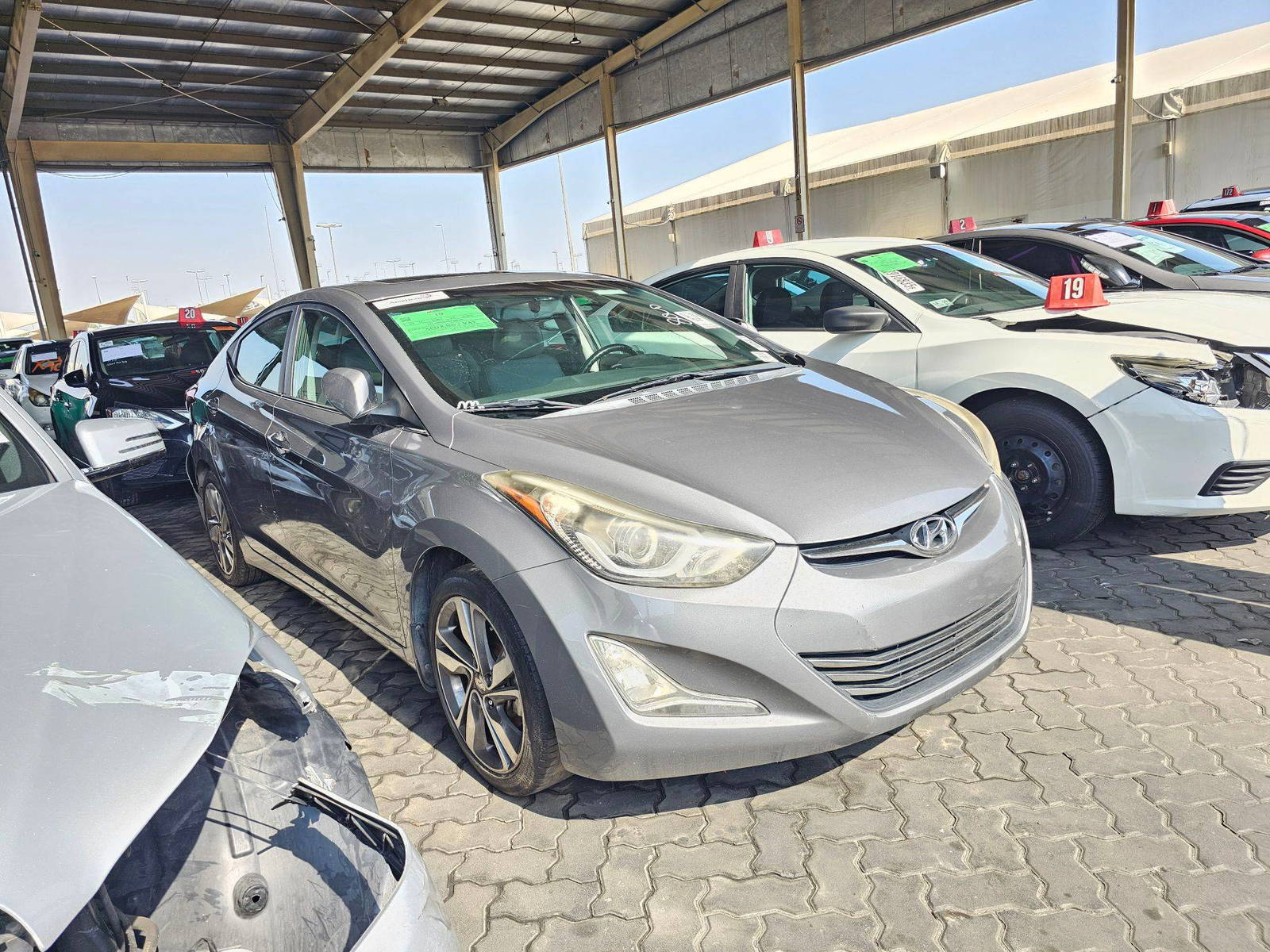 2014 HYUNDAI ELANTRA — 142152 Miles — Lot 349318 — Souq - Marhaba Auctions Used Cars - Image 3