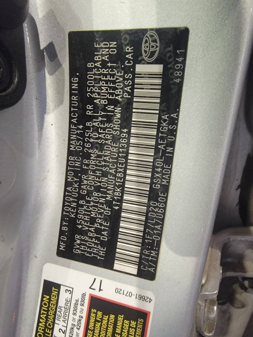 2014 TOYOTA AVALON — 150476 Miles — Lot U113694 — Main - Marhaba Auctions Used Cars - Image 10