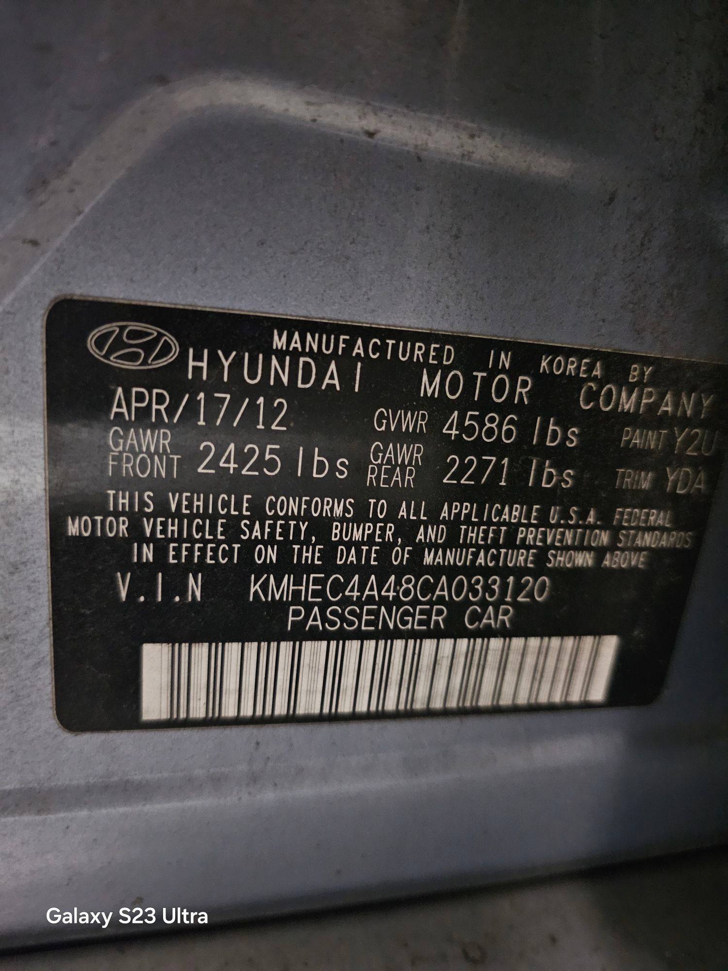 HYUNDAI SONATA 2012 - Marhaba Auction Used Cars - Image 20