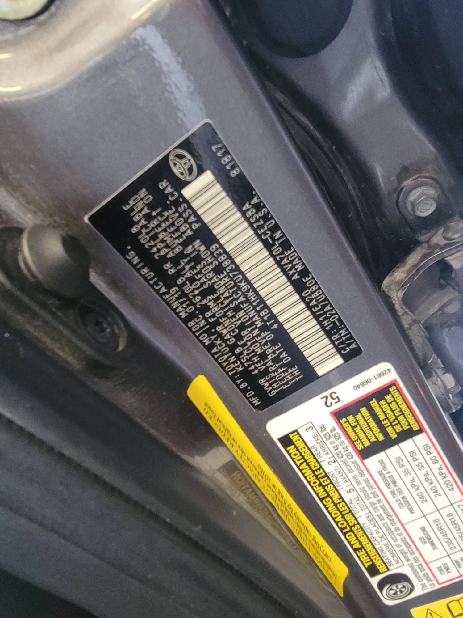 TOYOTA CAMRY 2019 - Marhaba Auction Used Cars - Image 10