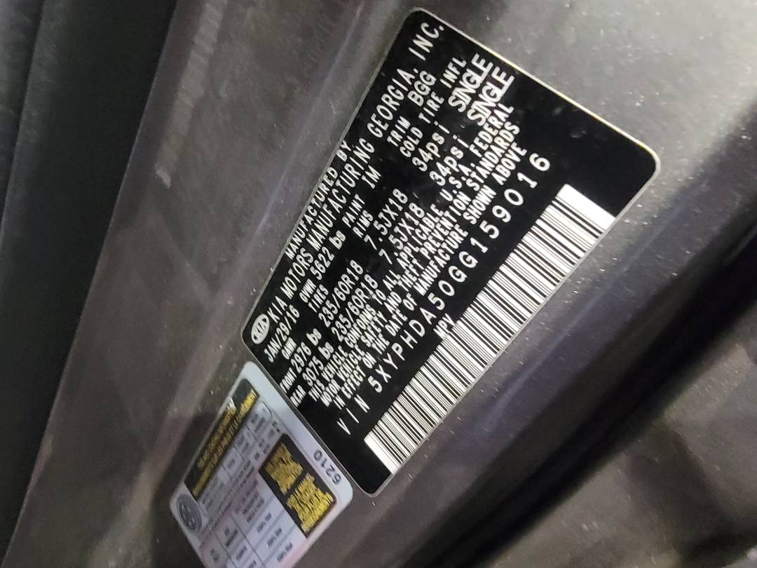 KIA SORENTO 2016 - Marhaba Auction Used Cars - Image 10