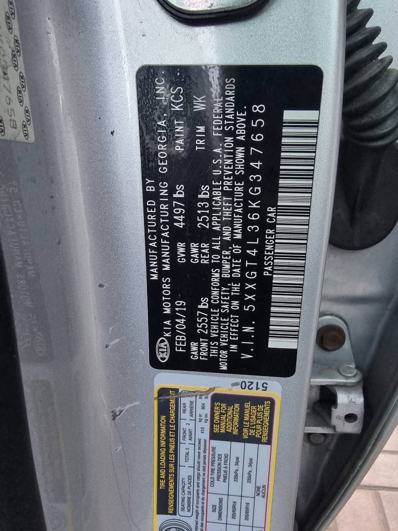 KIA OPTIMA 2019 - Marhaba Auction Used Cars - Image 8