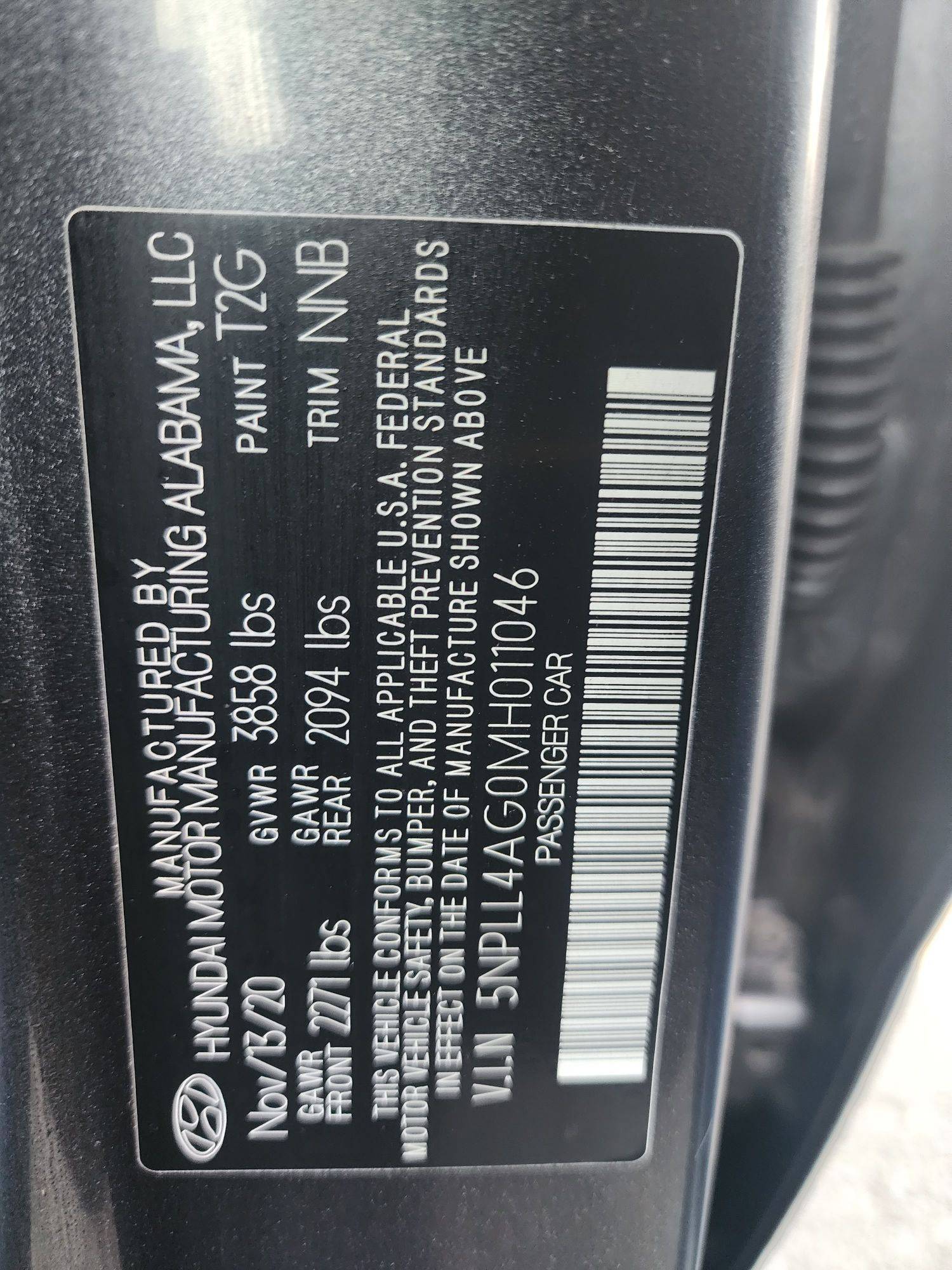 2021 HYUNDAI ELANTRA — 31807 Miles — Lot 59213132 - Marhaba Auctions Used Cars - Image 3