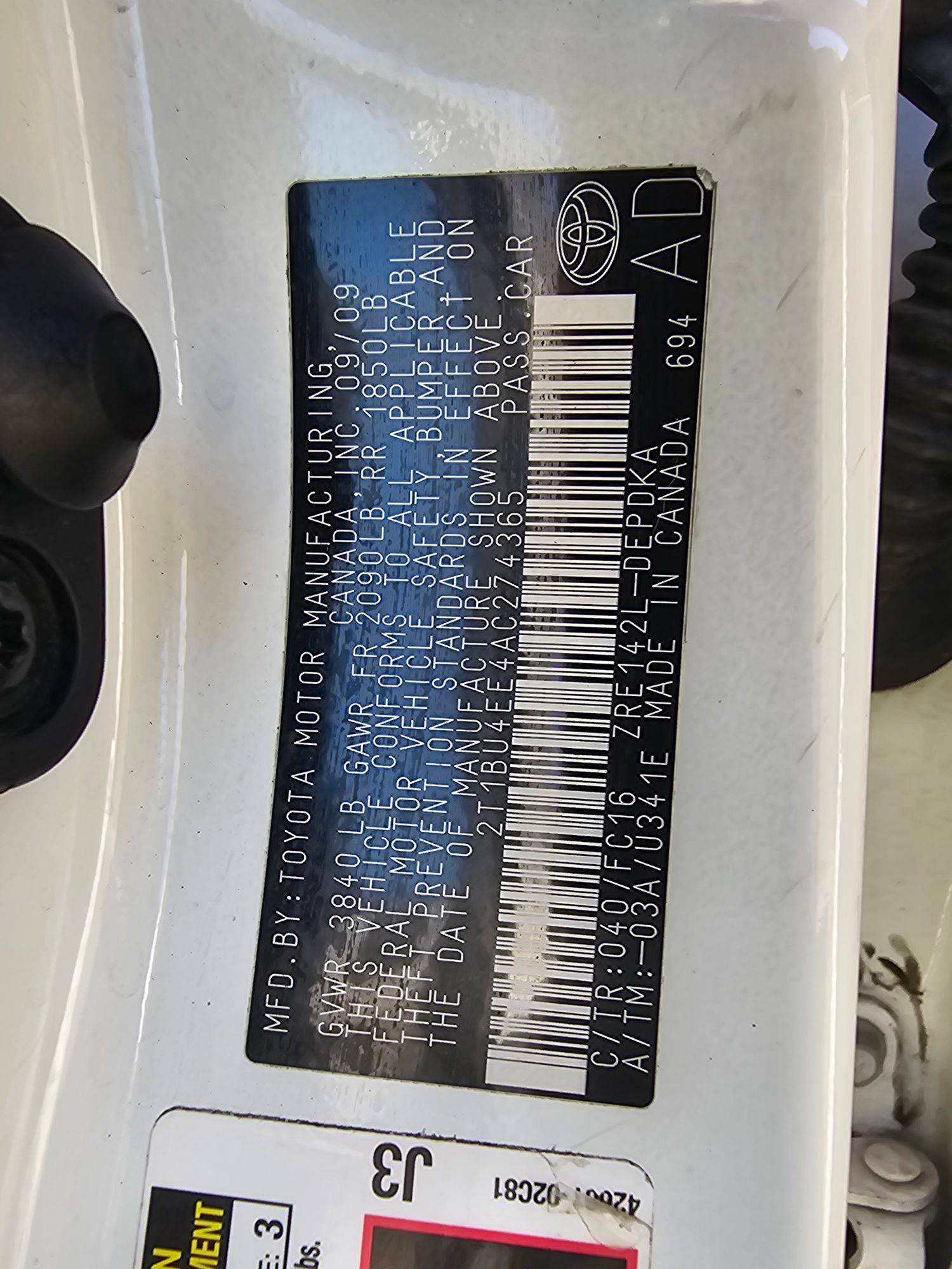 TOYOTA COROLLA 2010 - Marhaba Auction Used Cars - Image 10