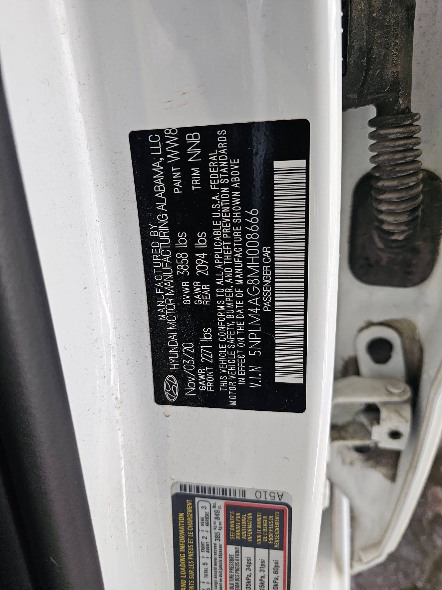2021 HYUNDAI ELANTRA — 122256 Miles — Lot MH008666 — Main - Marhaba Auctions Used Cars - Image 9