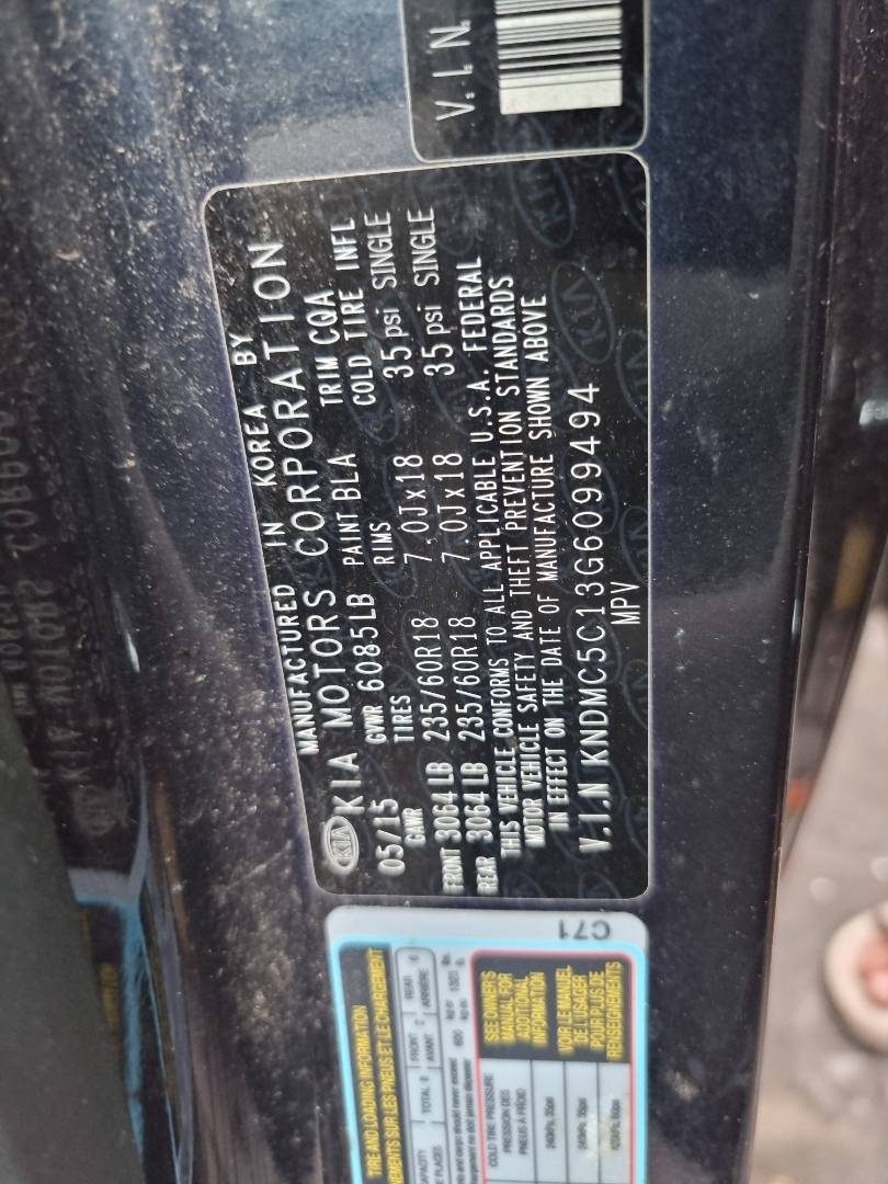 KIA SEDONA 2016 - Marhaba Auction Used Cars - Image 8