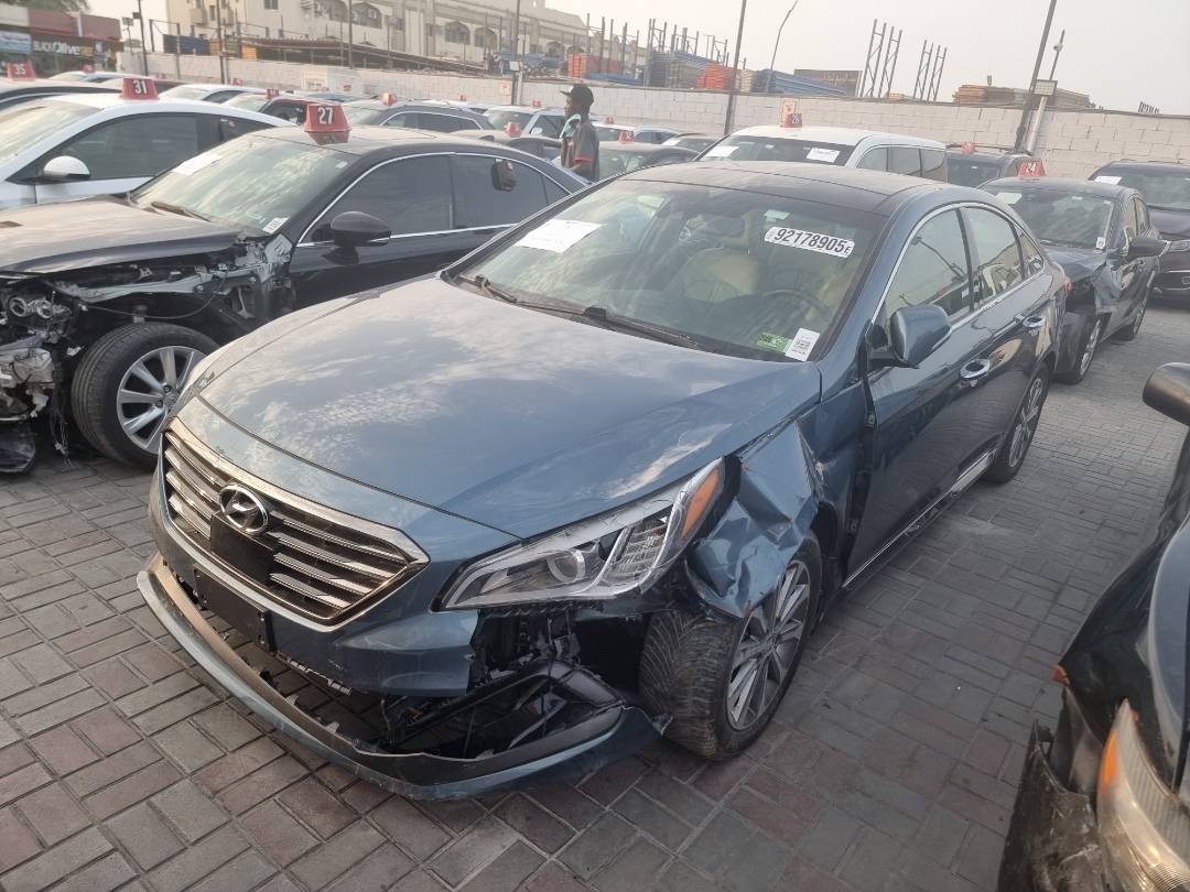 2016 HYUNDAI SONATA — 74434 Miles — Lot H426560 — Ind. 12 - Marhaba Auctions Used Cars - Image 3