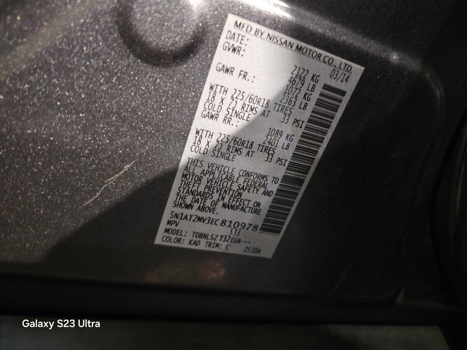 NISSAN ROGUE 2014 - Marhaba Auction Used Cars - Image 10