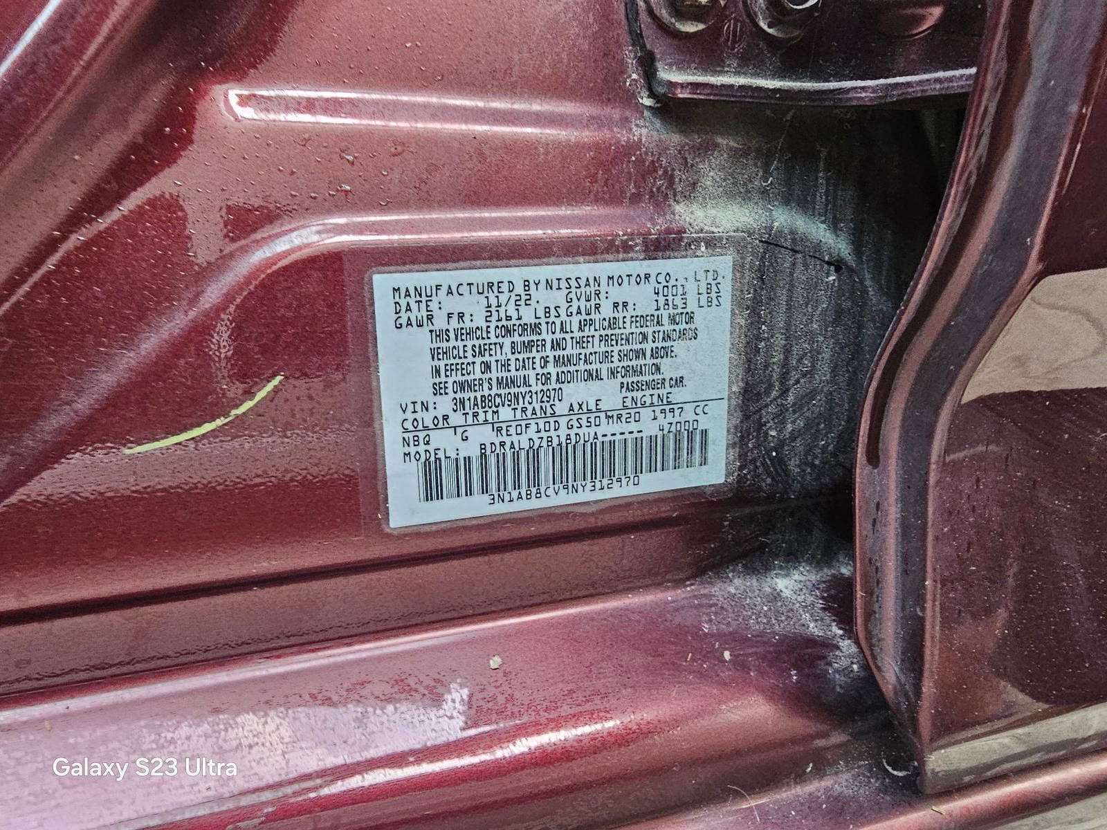 2022 NISSAN SENTRA — sold — 67720 Miles — Lot 43586968 — Souq - Marhaba Auctions Used Cars - Image 9