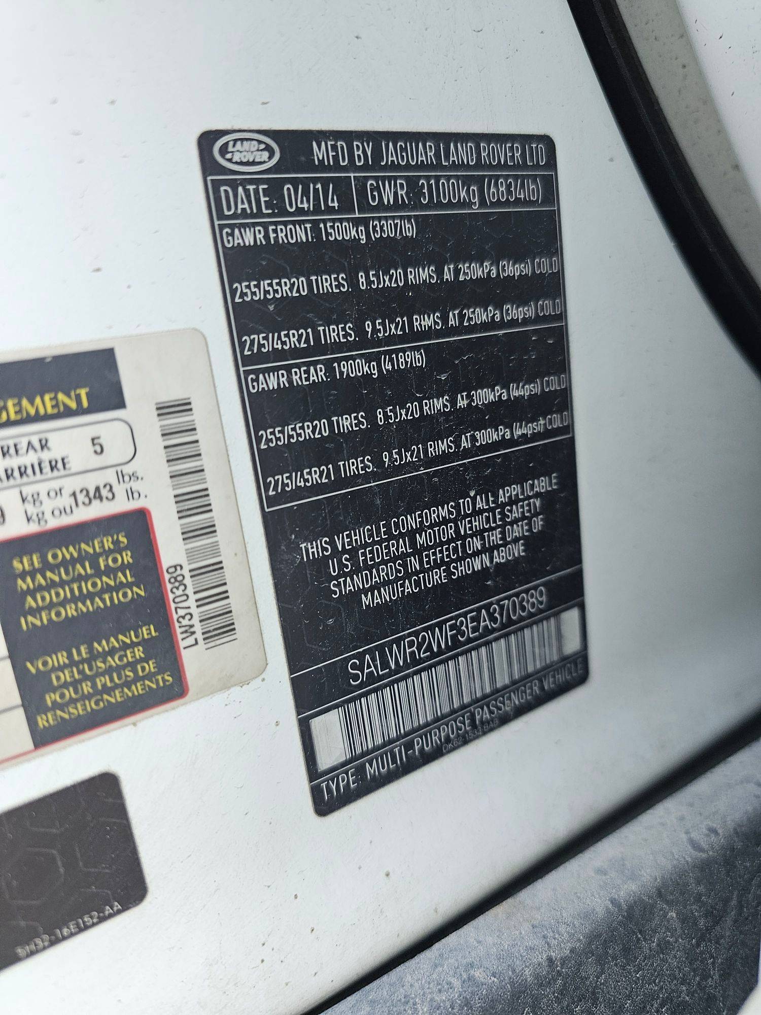 LAND ROVER RANGE ROVER SPORT 2014 - Marhaba Auction Used Cars - Image 10