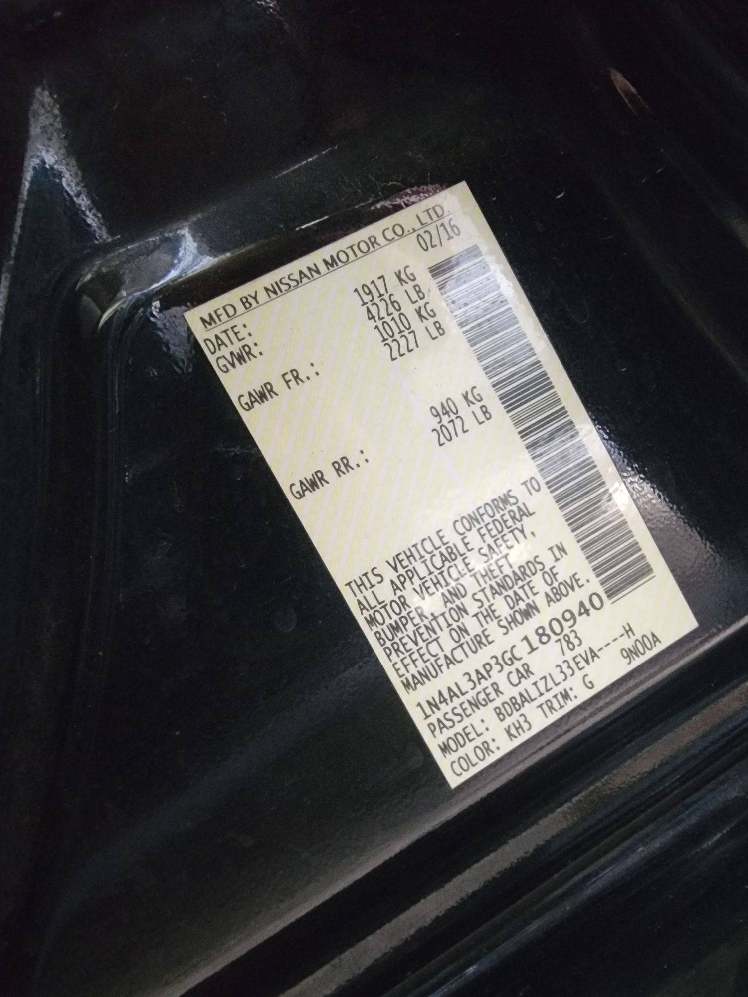 NISSAN ALTIMA 2016 - Marhaba Auction Used Cars - Image 9