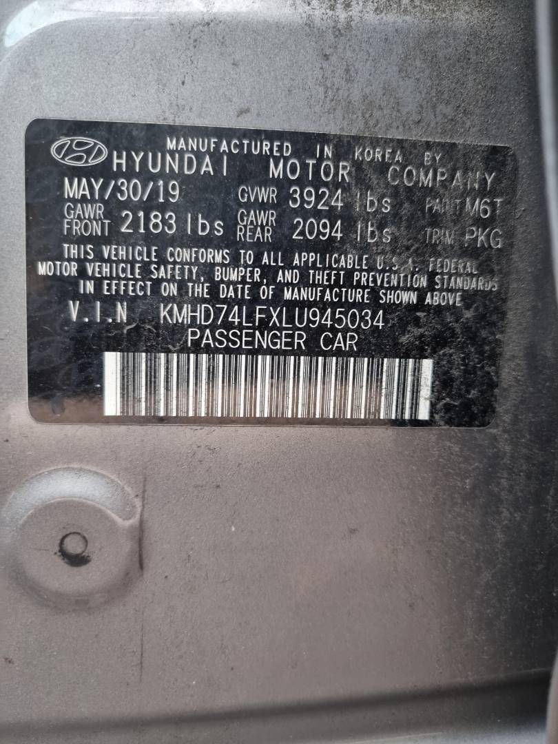 HYUNDAI ELANTRA 2020 - Marhaba Auction Used Cars - Image 8