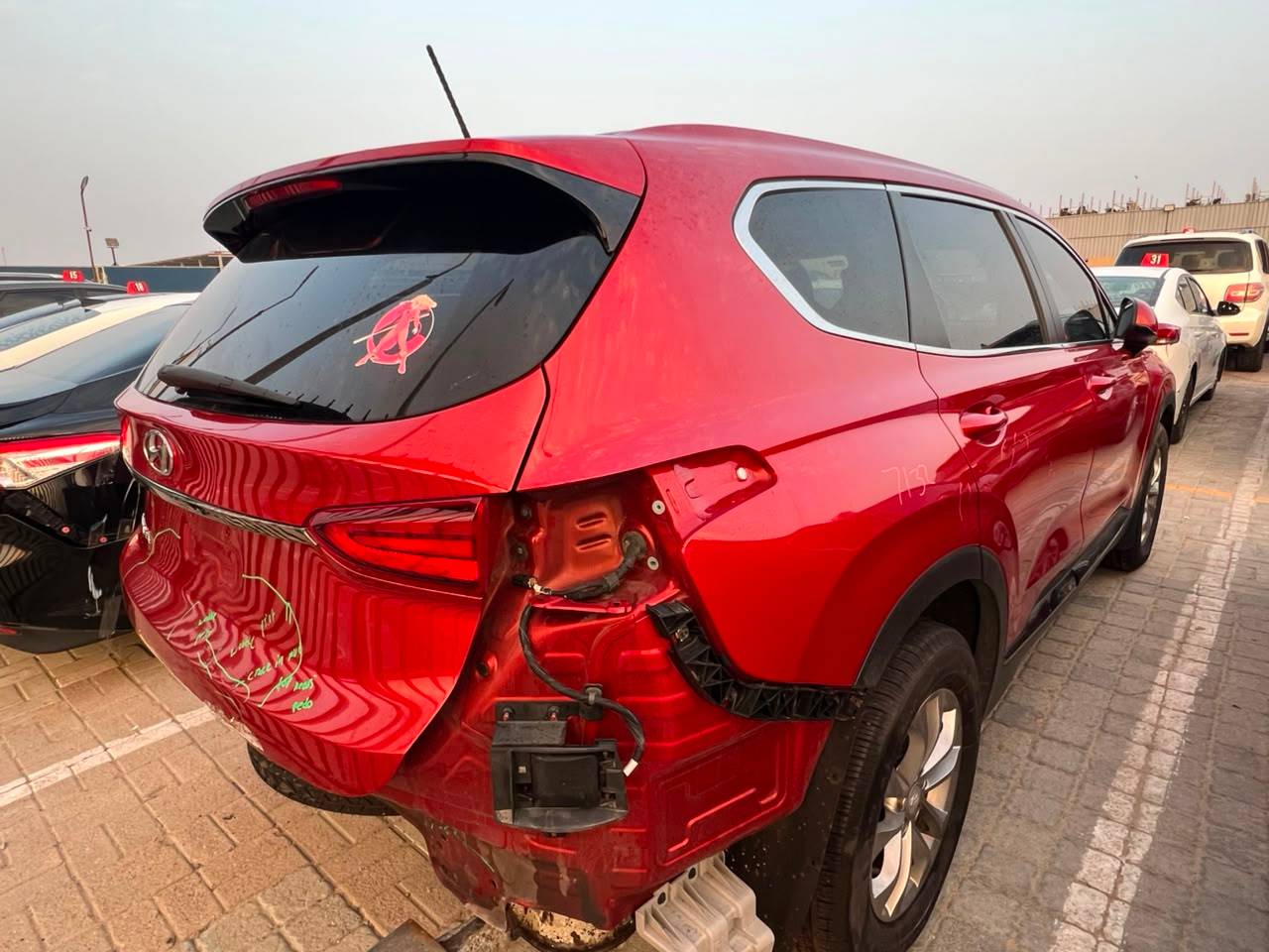 HYUNDAI SANTA FE 2019 - Marhaba Auction Used Cars - Image 3