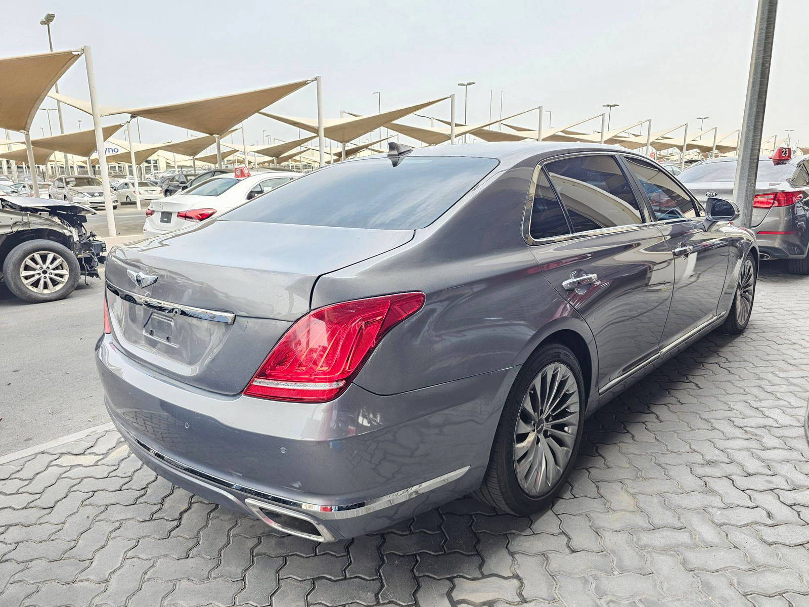 2018 GENESIS G90 — 84934 Miles — Lot JH6JU046451 — Souq - Marhaba Auctions Used Cars - Image 3