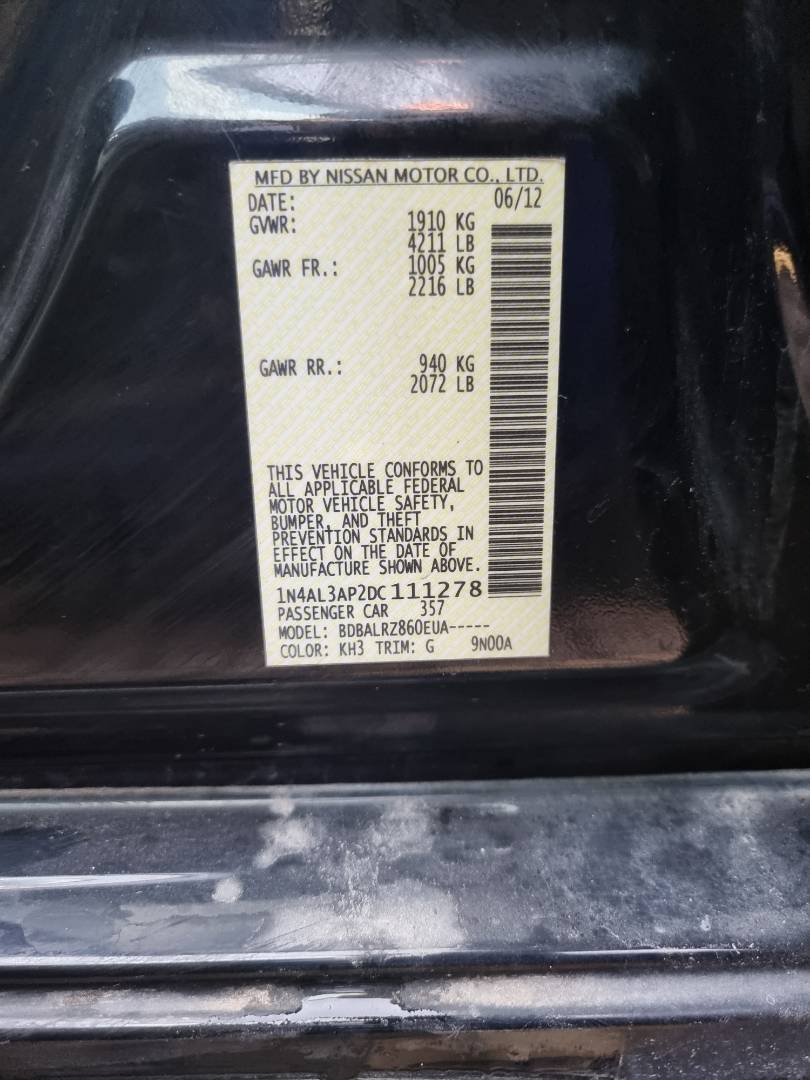 NISSAN ALTIMA 2013 - Marhaba Auction Used Cars - Image 9