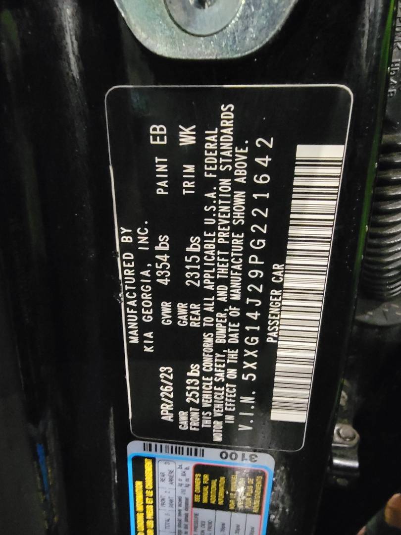 2023 KIA K5 — 24516 Miles — Lot G221642 — Main - Marhaba Auctions Used Cars - Image 10