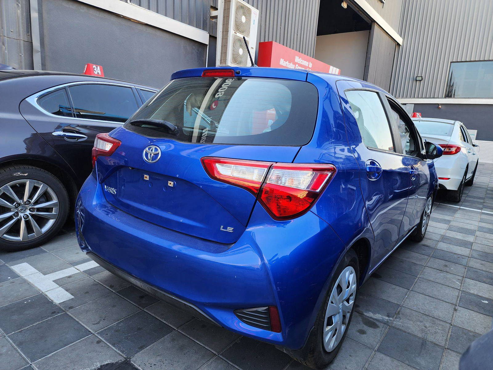 2018 TOYOTA YARIS — 189263 KM — Lot 95752 — Al Quoz - Marhaba Auctions Used Cars - Image 3