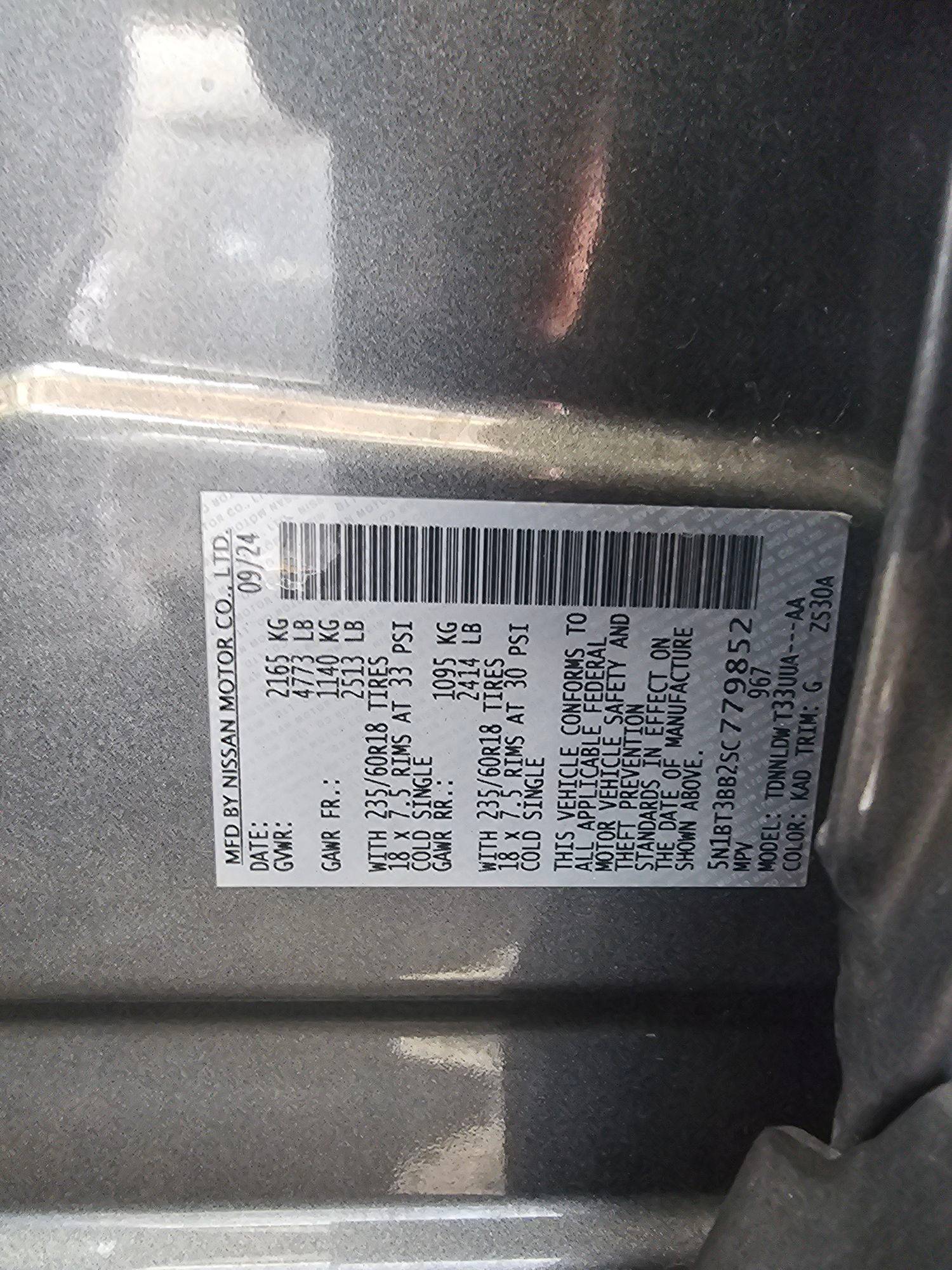 NISSAN ROGUE 2025 - Marhaba Auction Used Cars - Image 9