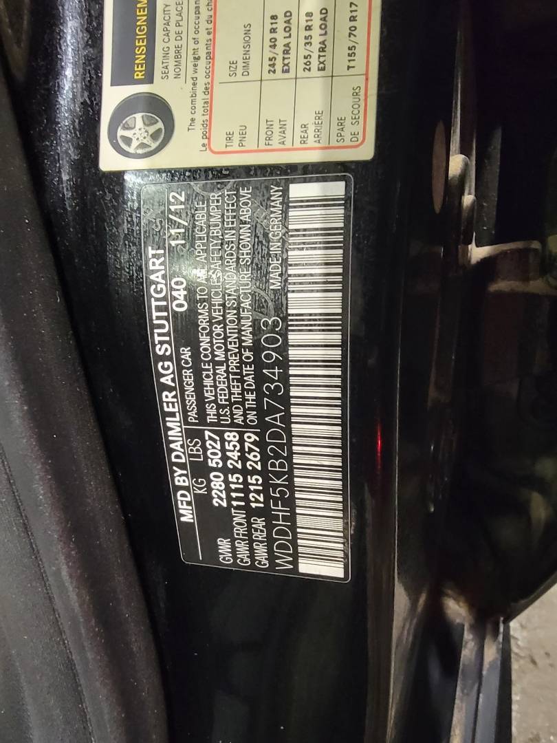 2013 MERCEDES BENZ E 350 — 147476 Miles — Lot 55891424 — Main - Marhaba Auctions Used Cars - Image 10